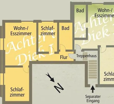Achter`t Diek Apartment *