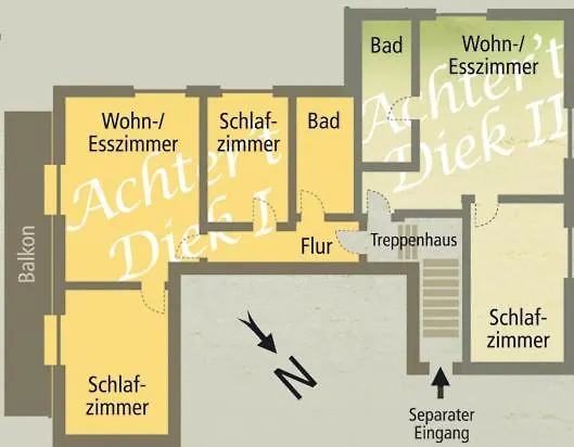 Achter't Diek Lägenhet *